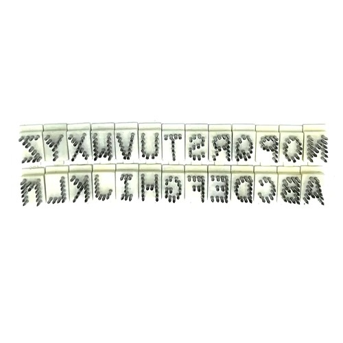 TATTOO ALPHABET SET A to Z (5 16) NYLON BASE